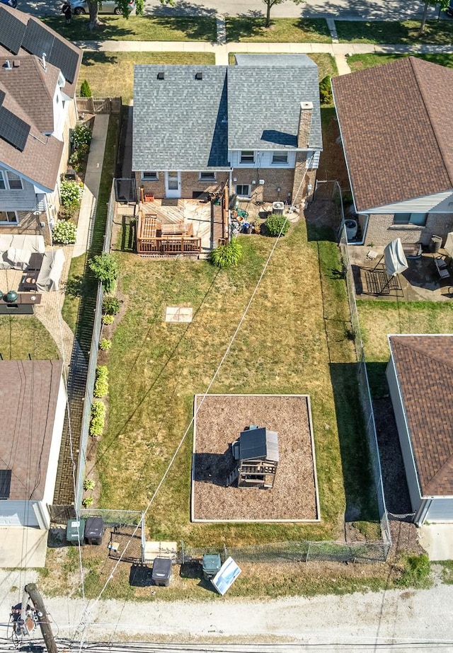 5051 Wright Ter, Skokie, IL 60077 - aerial view of residential area