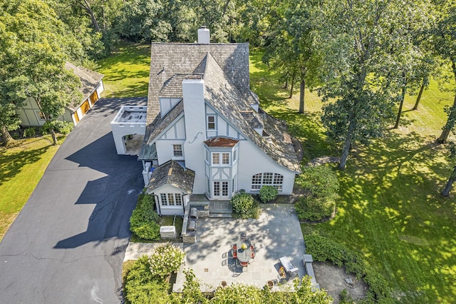 1755 Sunset Ln, Bannockburn, IL 60015 - aerial view of property and surrounding area