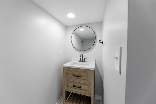 422 W 98th Pl, Chicago, IL 60628 - bathroom with vanity and baseboards