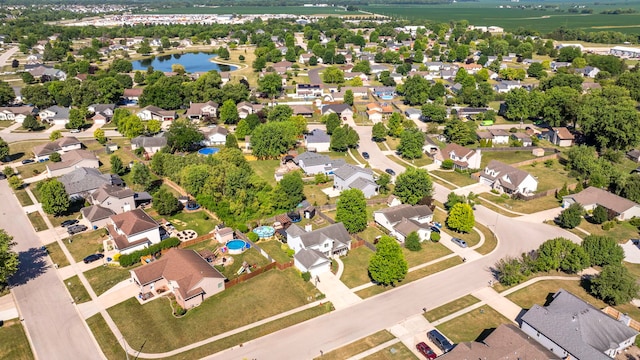 2570 Cobblestone Ct, Morris, IL 60450 - aerial perspective of suburban area with a nearby body of water
