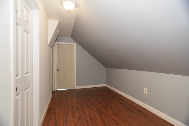 2745 S Sawyer Ave, Chicago, IL 60623 - additional living space featuring dark wood-type flooring and lofted ceiling