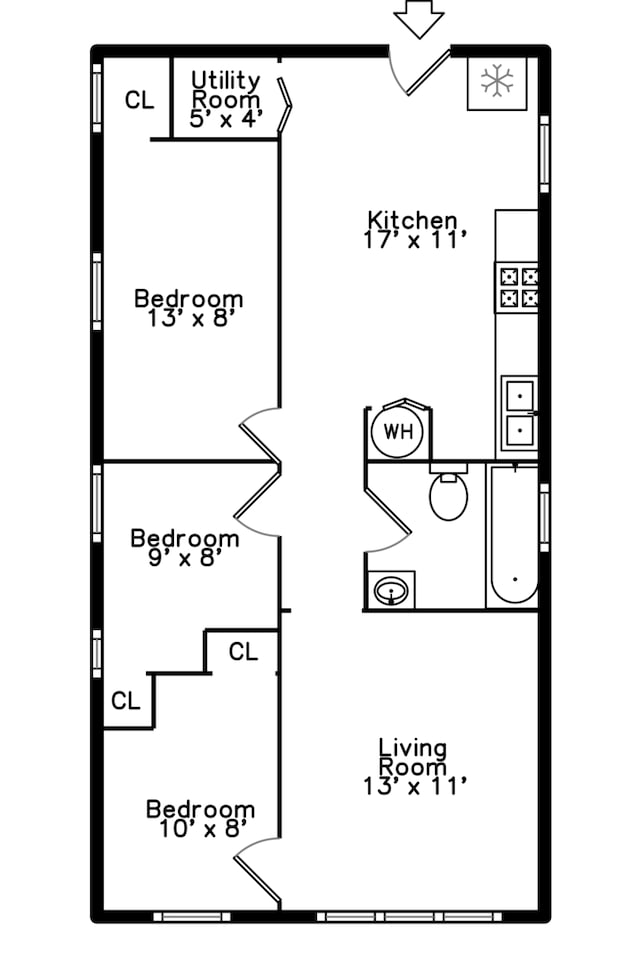 2745 S Sawyer Ave, Chicago, IL 60623 - view of home floor plan