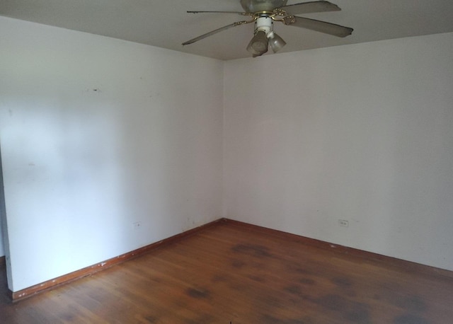 15944 Paulina St, Harvey, IL 60426 - unfurnished room featuring wood finished floors and ceiling fan