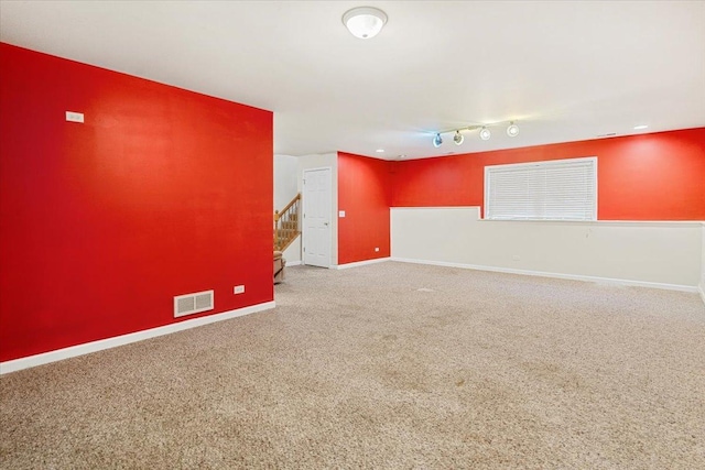 25612 W Woodlawn Ave, Antioch, IL 60002 - carpeted spare room featuring stairs and baseboards
