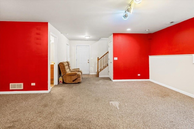 25612 W Woodlawn Ave, Antioch, IL 60002 - unfurnished room featuring carpet and stairs