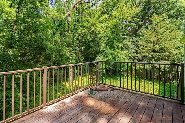 25612 W Woodlawn Ave, Antioch, IL 60002 - deck featuring a wooded view