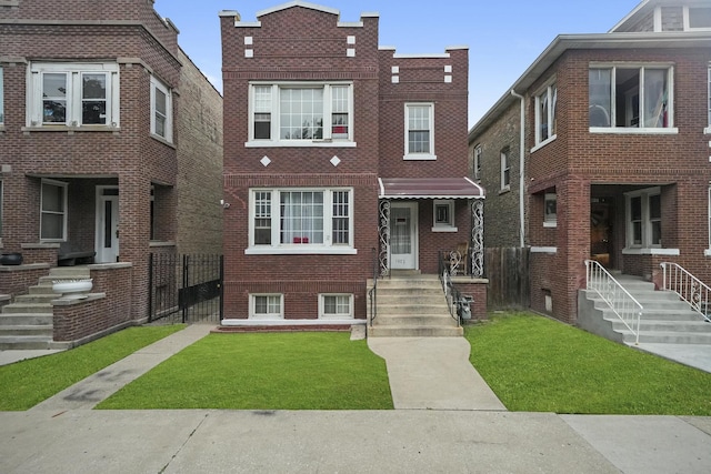 1802 S 50th Ave, Cicero, IL 60804 - view of front of property with brick siding and a front yard