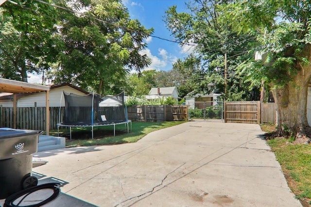711 W Front St, Bloomington, IL 61701 - view of patio / terrace featuring a trampoline