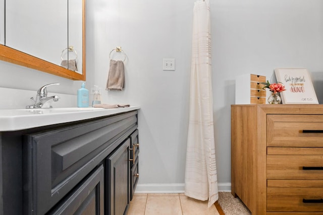 7288 174th Pl, Tinley Park, IL 60477 - bathroom with tile patterned floors and vanity