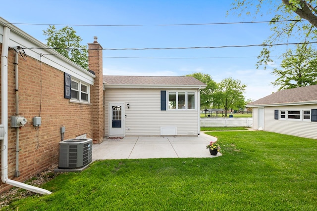 7288 174th Pl, Tinley Park, IL 60477 - back of house with a chimney and a patio
