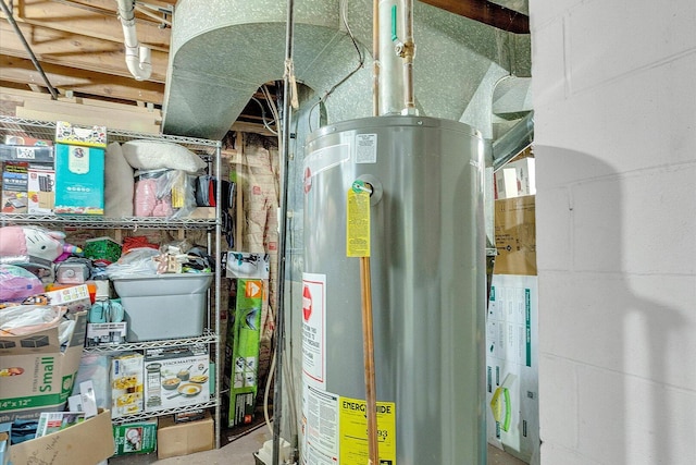 2606 Ridge Rd, Lansing, IL 60438 - utility room featuring gas water heater