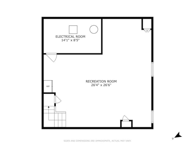 823 Balmoral Ln, Northbrook, IL 60062 - view of room layout