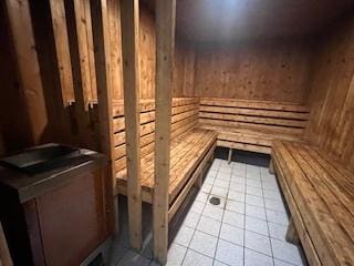 18 E Old Willow Rd Unit 106N, Prospect Heights, IL 60070 - relaxing sauna / steam room with tile patterned floors and wooden walls