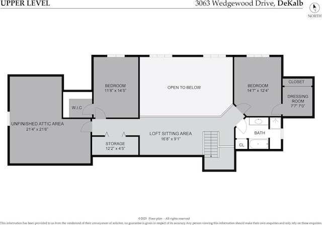 3063 Wedgewood Dr, Dekalb, IL 60115 - view of room layout
