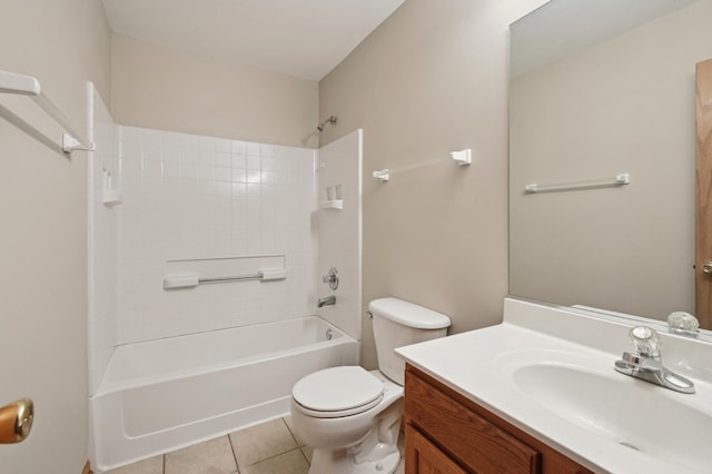11636 Waterway Ct, Orland Park, IL 60467 - full bath featuring vanity, bathtub / shower combination, and tile patterned flooring
