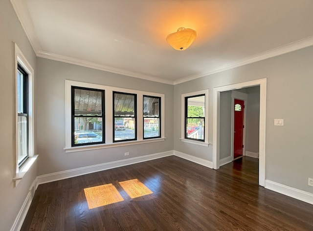 30 E 102nd St, Chicago, IL 60628 - spare room with healthy amount of natural light, dark wood finished floors, and crown molding