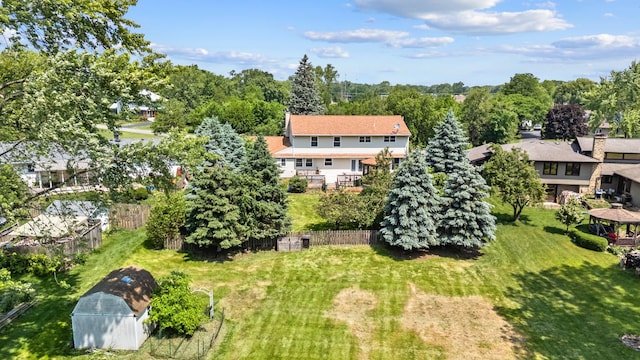 739 Crest Ave, Schaumburg, IL 60193 - drone / aerial view of a tree filled landscape