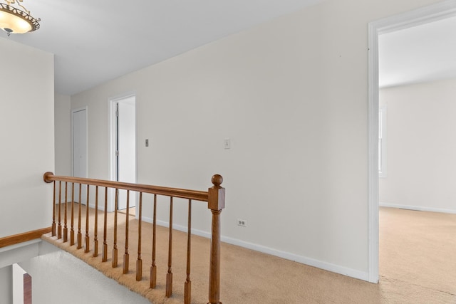 739 Crest Ave, Schaumburg, IL 60193 - staircase featuring carpet