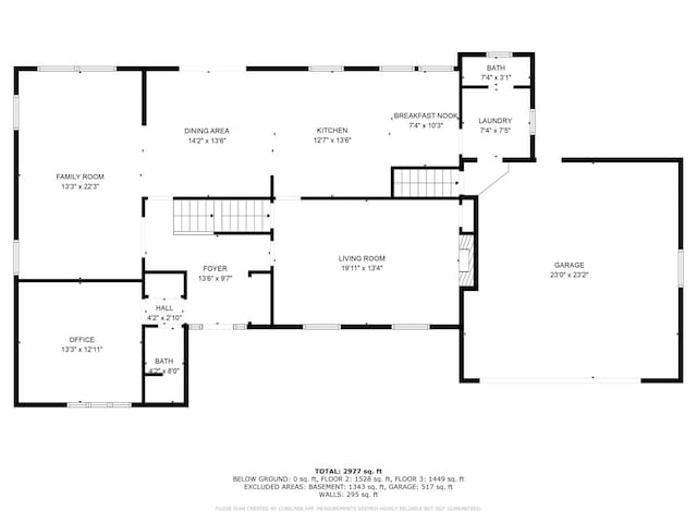 739 Crest Ave, Schaumburg, IL 60193 - view of floor plan / room layout
