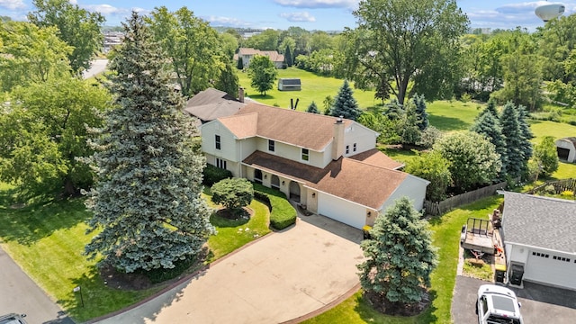 739 Crest Ave, Schaumburg, IL 60193 - bird's eye view