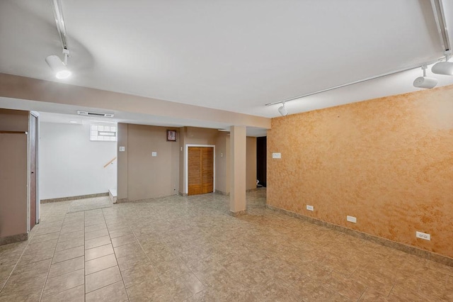 7826 S Kenneth Ave, Chicago, IL 60652 - below grade area featuring track lighting and baseboards