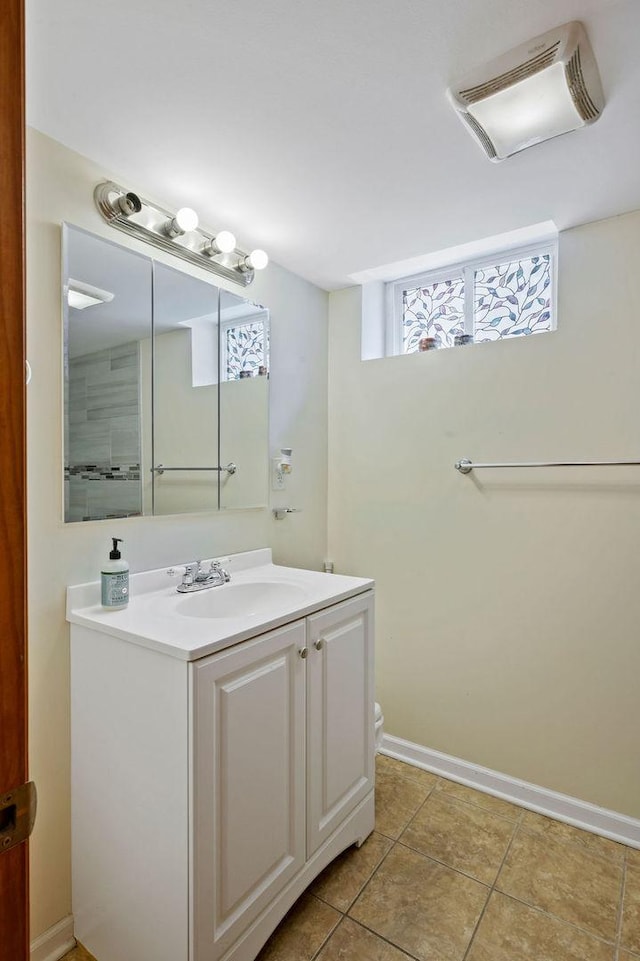7826 S Kenneth Ave, Chicago, IL 60652 - bathroom featuring vanity and tile patterned floors