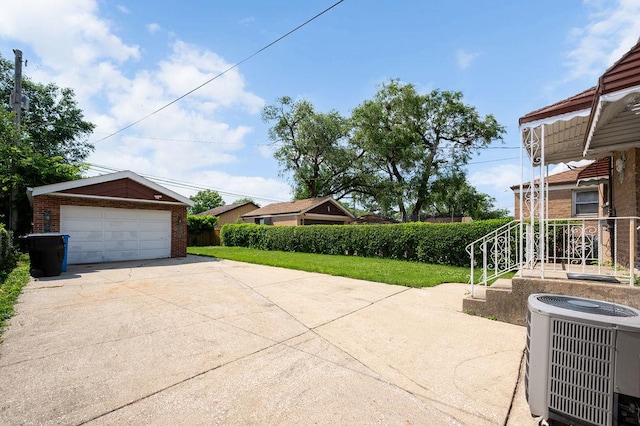 7826 S Kenneth Ave, Chicago, IL 60652 - view of patio / terrace featuring a detached garage and an outdoor structure