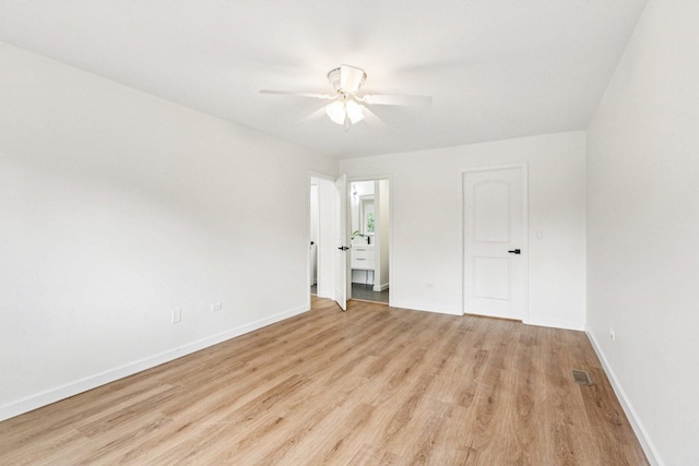 1516 Laguna Ct, Wheeling, IL 60090 - unfurnished bedroom featuring light wood-type flooring and a ceiling fan