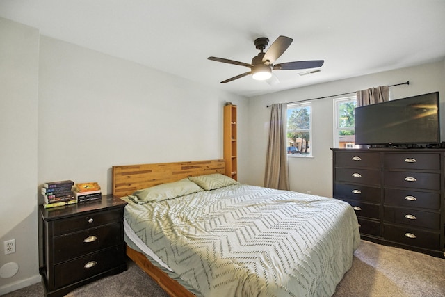 34W928 N James Dr, Saint Charles, IL 60174 - bedroom with carpet flooring and ceiling fan