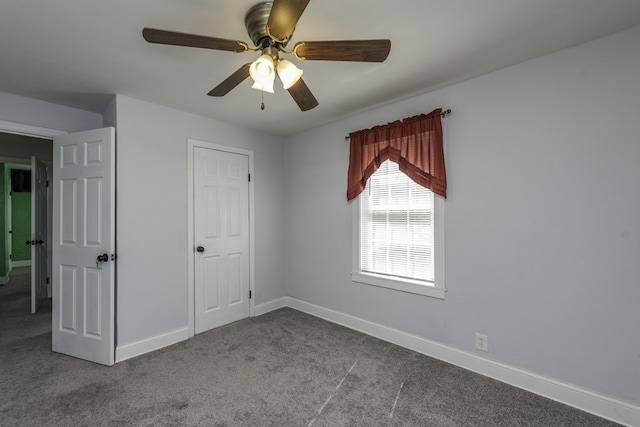 10415 W Ames Ave, Beach Park, IL 60087 - unfurnished bedroom featuring carpet and a ceiling fan