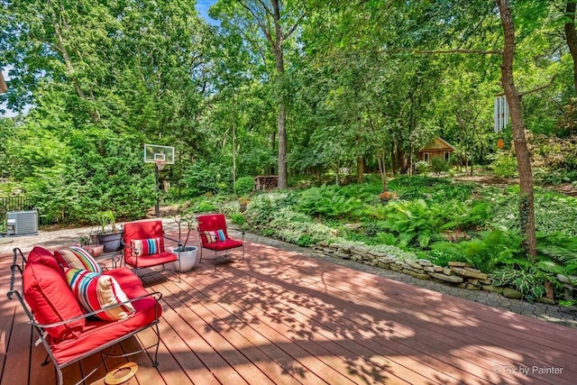 515 Timbers Trl, Saint Charles, IL 60174 - deck featuring view of scattered trees