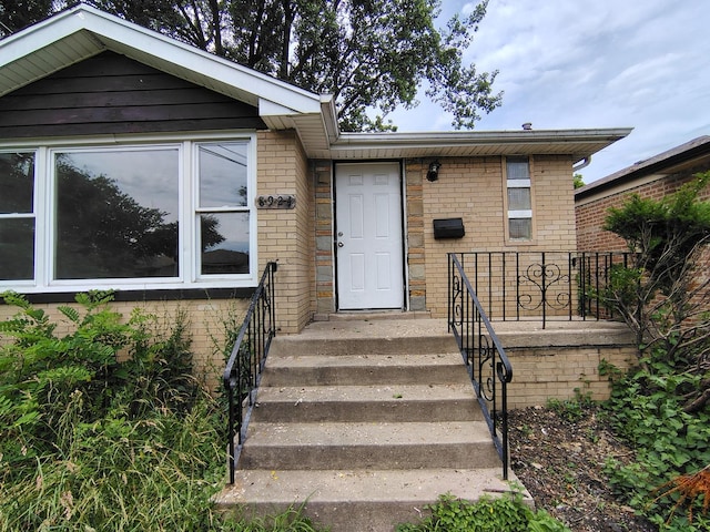 8924 S Paulina St, Chicago, IL 60620 - property entrance with brick siding