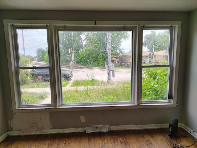 8924 S Paulina St, Chicago, IL 60620 - detailed view of baseboards and wood finished floors