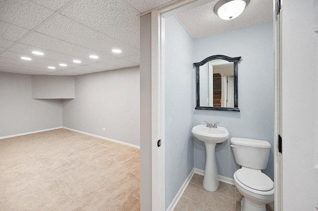 7358 Grandview Ct Unit 7358, Carpentersville, IL 60110 - bathroom featuring toilet and recessed lighting