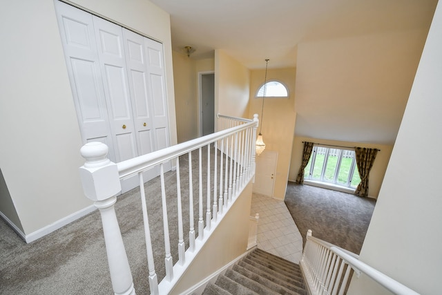 339 Windsor Dr, Bartlett, IL 60103 - staircase with carpet floors and baseboards
