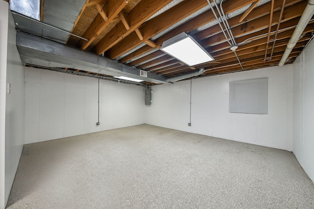 339 Windsor Dr, Bartlett, IL 60103 - unfinished below grade area with electric panel