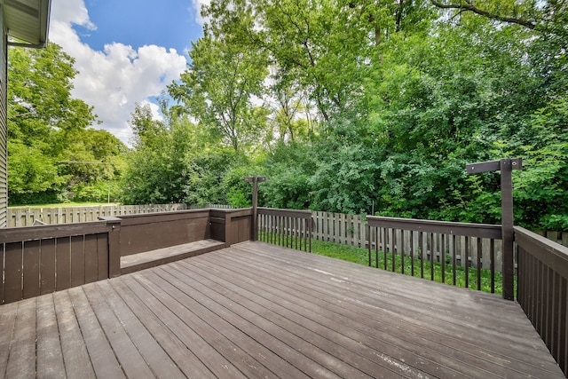 339 Windsor Dr, Bartlett, IL 60103 - deck featuring view of wooded area