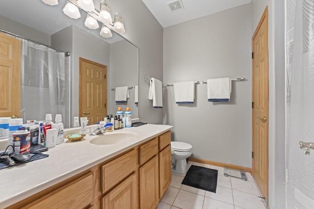 18211 Eagle Dr, Tinley Park, IL 60477 - full bath featuring vanity, tile patterned floors, and a closet