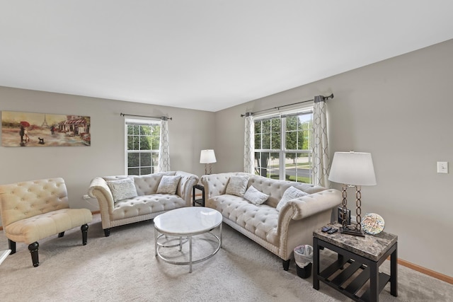 18211 Eagle Dr, Tinley Park, IL 60477 - carpeted living room featuring baseboards