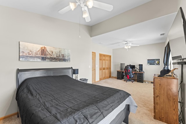 18211 Eagle Dr, Tinley Park, IL 60477 - bedroom featuring carpet flooring, a desk, and ceiling fan