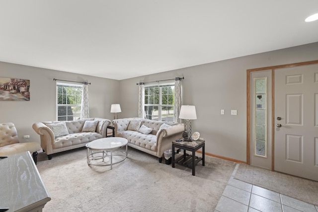 18211 Eagle Dr, Tinley Park, IL 60477 - living room featuring healthy amount of natural light and tile patterned floors