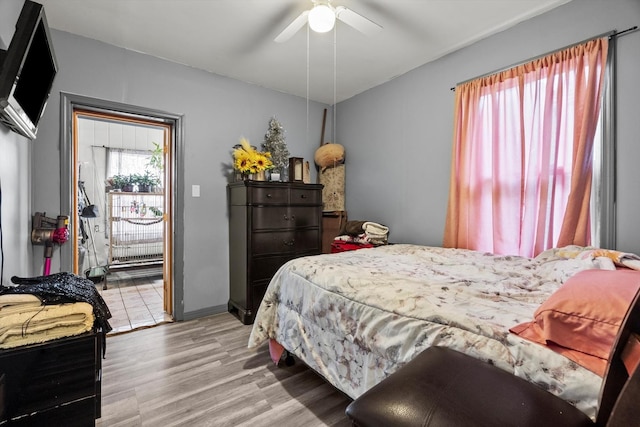 11030 S Ave L, Chicago, IL 60617 - bedroom with wood finished floors and a ceiling fan