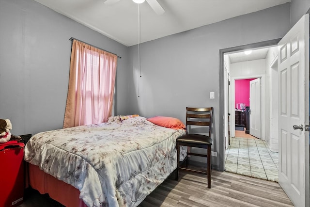 11030 S Ave L, Chicago, IL 60617 - bedroom featuring wood finished floors and ceiling fan