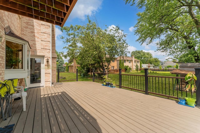 1007 Wildwood Ln, Mount Prospect, IL 60056 - deck featuring a residential view