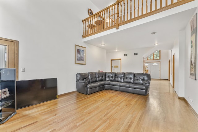 1007 Wildwood Ln, Mount Prospect, IL 60056 - living room with wood finished floors and a towering ceiling