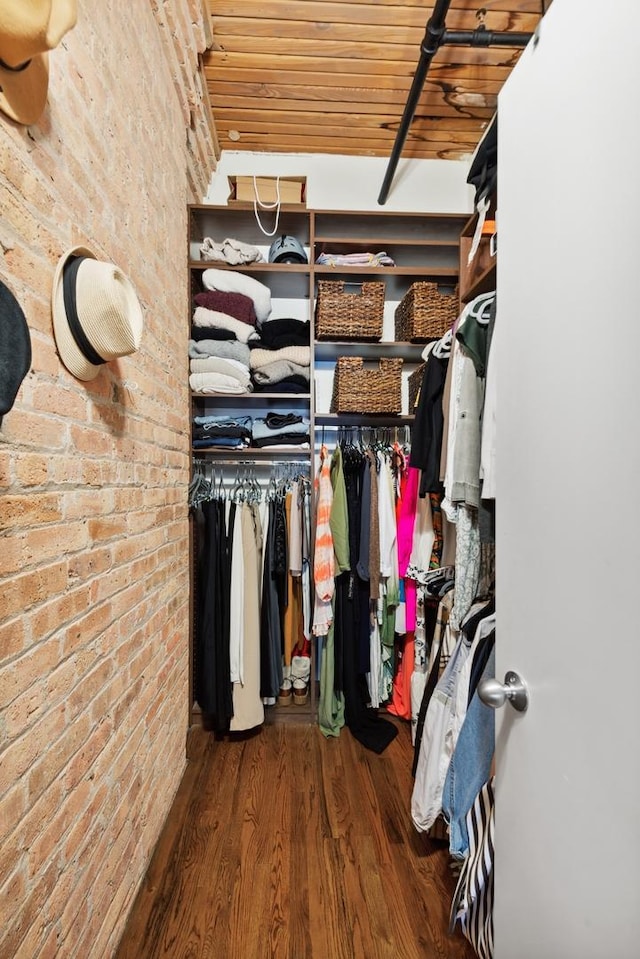 550 N Kingsbury St Unit 515, Chicago, IL 60654 - walk in closet with wood finished floors