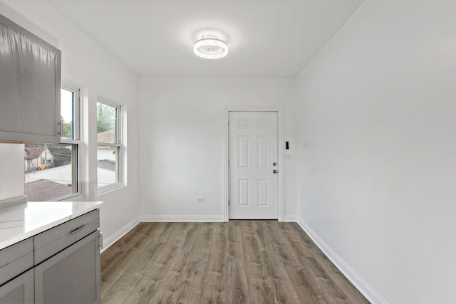 1668 Buena Vista Ave, Chicago Heights, IL 60411 - unfurnished dining area with light wood-type flooring