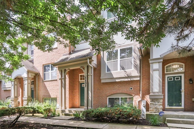 1137 N Claremont Dr, Palatine, IL 60074 - view of front facade with brick siding