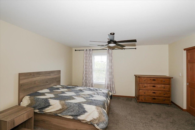 1137 N Claremont Dr, Palatine, IL 60074 - bedroom featuring carpet and a ceiling fan
