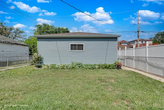8822 S Paulina St, Chicago, IL 60620 - view of outdoor structure featuring a fenced backyard